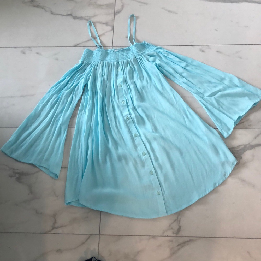 NEW! Aila Blue Gypsy Mini Dress